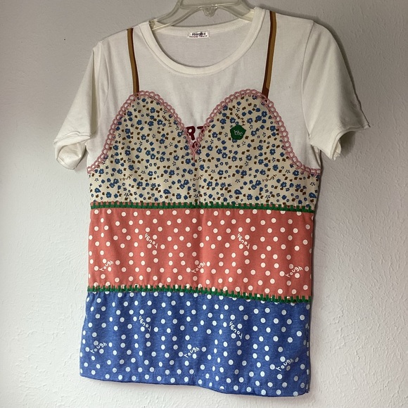 Rough Natural Charm Tops - Rough Natural Charm Tee Cool Beans Girl M